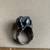 Heavy stone silver ring, size 7 5 thumbnail