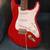 Fender Squier Stratocaster red bullet electric guitar 6 thumbnail