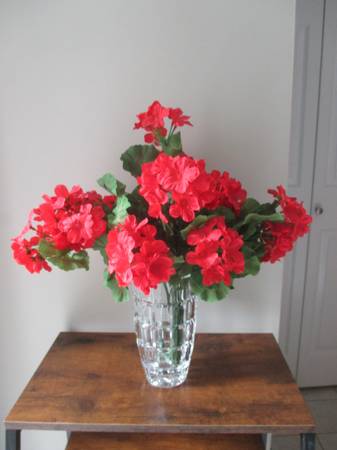 Lead Crystal Vase "Clear Cube" Design Classic Home Decor - Heavy! - $10 (Walpole)63471381181955121