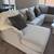 3-Piece Sectional Couch, Light Gray, Includes Chaise Lounge 4 thumbnail