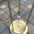 Post-Modern brass Torchiere floor lamp with shade B29 11 thumbnail