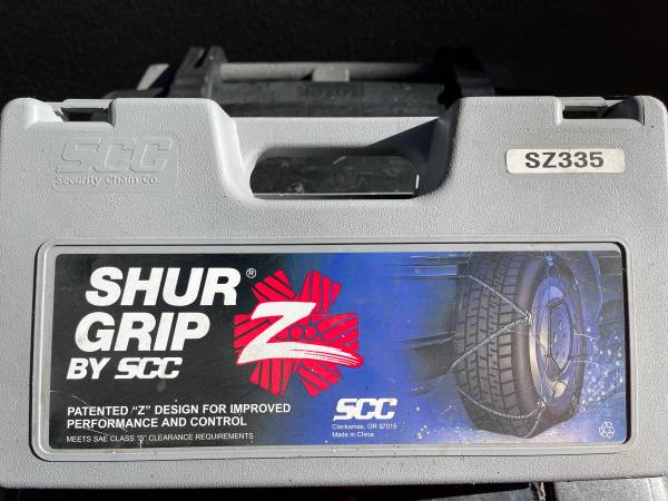 SCC SZ335 Shur Grip Super Z Passenger Car Tire Snow Chains Cables 1