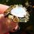 Moonstone ring, 6 Opals 4Yellow Citrines 2Peridots, Size 8 custom made 13 thumbnail