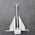Danforth style hooker boat anchor #10 slip ring anchor 1 thumbnail