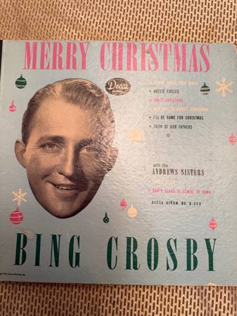 Vintage Bing Crosby Merry Christmas 78rpm Record Album Set! 1