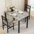 AWQM 3 Piece Dining Table, Small Kitchen Table Set for 2 with Chairs(G 2 thumbnail