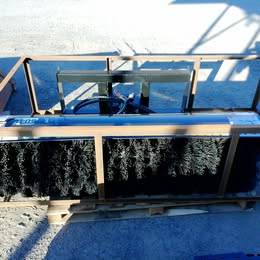 Skid steer angle broom 1