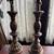 Pair of silver and bronze finished lamps with shades 5 thumbnail
