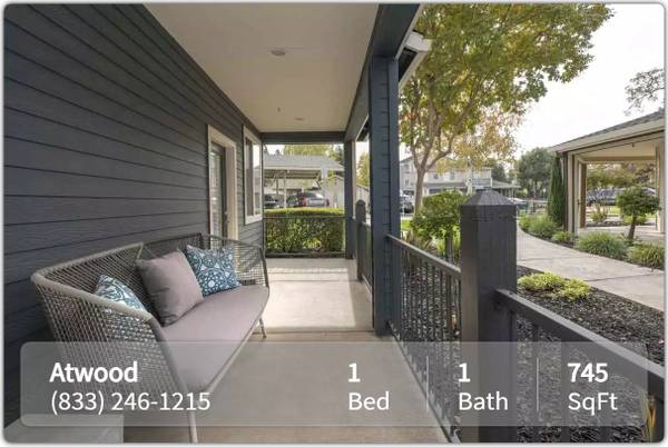 $1,829 / 1br - 745ft2 - Close to major transit and buslines! Great location for commuters (Citrus Heights)63844740076289122