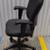 4 Black Commercial Office Desk Chairs Adjustable Arms New was $385.00 3 thumbnail