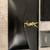 SAINT LAURENT Smooth Shiny Calfskin Monogram Uptown Clutch Black 2 thumbnail