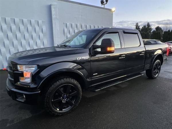 2015 Ford F-150 4x4 4WD F150 Truck Lariat SuperCrew Cab Styleside 1