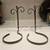 PAIR- VINTAGE 50'S IRON WALL MOUNTED PLANTER HOLDERS 2 thumbnail
