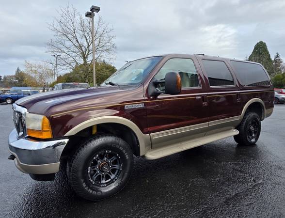 2000 Ford Excursion 4wd 4x4 Sport Utility 4d V8, Turbo Diesel, 7.3l SU 1
