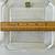Hoya Japan Crystal Dishes Square Notched Corners Embossed 5.75" Set of Five (5) 5 thumbnail