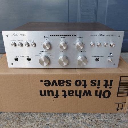 Vintage Marantz 1060 Integrated Amplifier 1