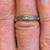 10K white gold genuine diamond band ring size 5 3 thumbnail