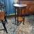 Wood table with rattan shelf 2 thumbnail