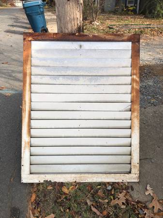 Exhaust louver for ventilation 1