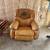 Oversized COMFORTABLE Bassett Leather Recliner / couch-loveseat sold 2 thumbnail