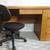 Wood 3 Drawer Office Desk with Chair - Delivered 1 thumbnail