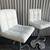 New Set of 2 Low Back Metal Adjustable Bar Stool with PU Leather-Seat 360° Swiv 2 thumbnail