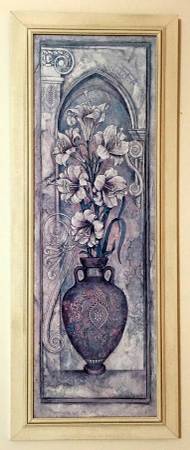 Décor_ Wall Art - Tall vase 1