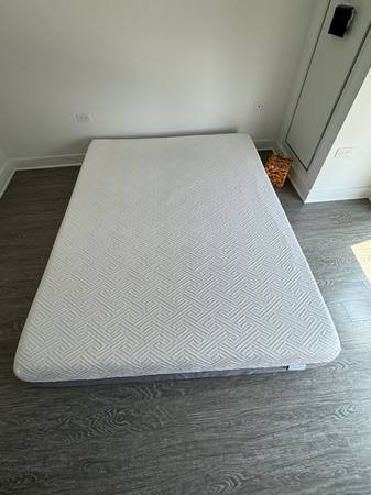 Queen size bed mattress and frame 1