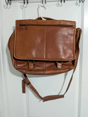 Leather Messenger Bag 1