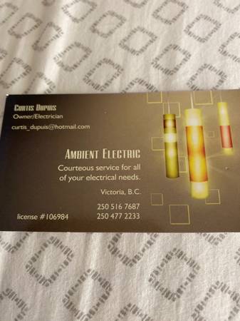 Licensed electrician, prompt service 1