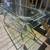 Art deco etched glass console table sunroom rustic stand server bar buffet farm 9 thumbnail
