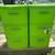 2 Green 3 Drawer Storage Cabinets Basket Weave - Perfect 1 thumbnail