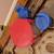 Little Takes Round red Table with 2 blue chairs 1 thumbnail