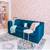 Elegant Art Deco Velvet Twin-size Sleeper Sofa 2 thumbnail