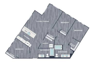 Pre Leasing Now, Working Lounge, Near Light Rail 1