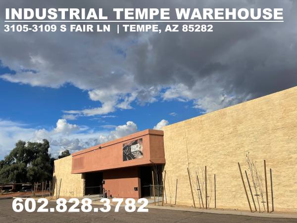 $8,570 / 6856ft2 - TEMPE INDUSTRIAL FLEX SPACE w/ GATED YARD (48th Street & Southern)64024824050817120