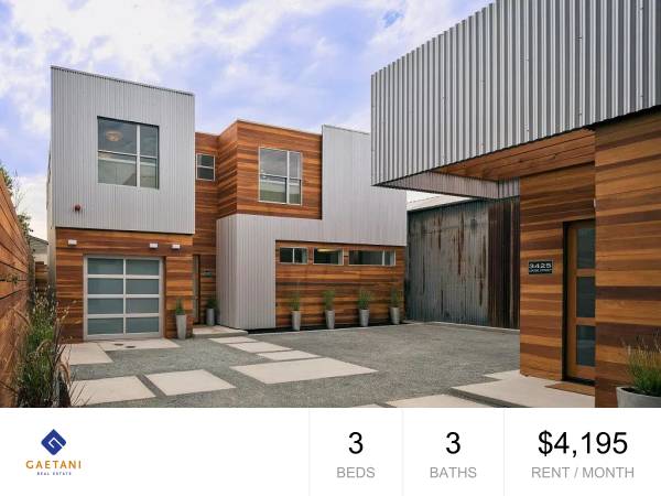 Beautiful Modern 3BR/3BA with In Unit Laundry and Parking | Oakland 1