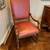 Pair of vintage 19th century walnut and leather arm Chairs 2 thumbnail