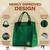 Pair of Lunch Bags, Easy to Carry, Insulated (Red & Green) 2 thumbnail