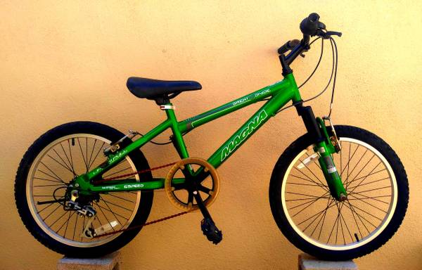 Green Front Suspension 6 speed Elementary School Bike 1