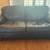 Leather Sofa and loveseat dark brown in good condition - CASH only 5 thumbnail