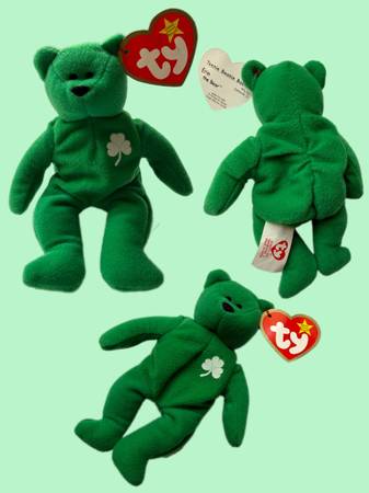 Mini green teddy bear 1
