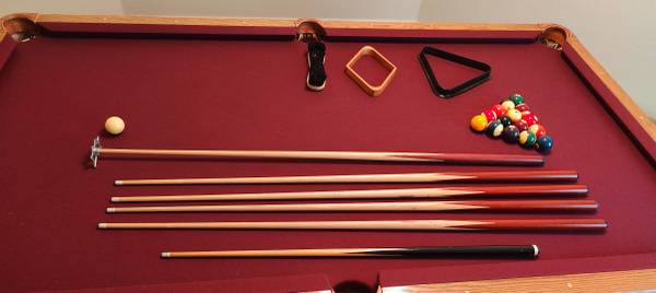 8 ft Pool Table (With All Accessories) 1