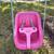 Little Tikes 2 in 1 Pink Plastic Bucket Baby / Toddler Swing 1 thumbnail