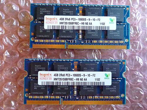 hynix 4gb 2x 2gb ddr3 pc 1066mhz laptop pc3-8500 MacBook pro iMac ram 1
