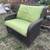 Faux wicker patio chair and half 2 thumbnail