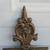 French Art Nouveau Gold Tone Wrought Iron Towel Rack 29" Length 2 thumbnail