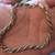 18K Yellow and White Italian Gold Set (Necklace + Bracelet) Rope Style 6 thumbnail