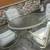 Patio Glass Leave Table and Chairs with cushions 1 thumbnail