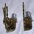 Vintage Firemen's 'First Responders' Fire Department Brass Bookends 2 thumbnail